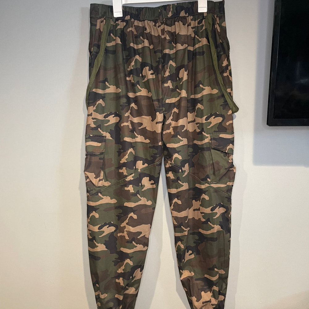Womens Cargo Camo Pants High Waist Slim Fit Jogger Size XXL - Picture 4 of 12